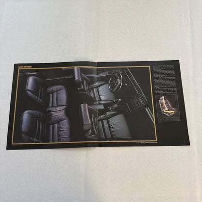 1986 Chrysler Laser Sports Car Sales Brochure Catalog Advertising XE
