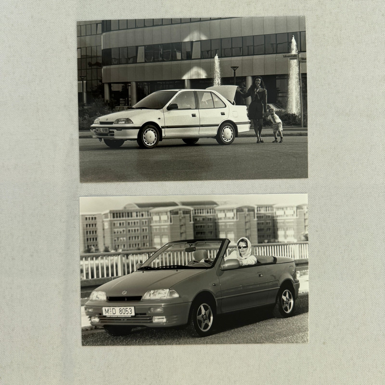 1993 Suzuki Press Kit Brochure Photos German Swift Vitara Super Carry Samurai