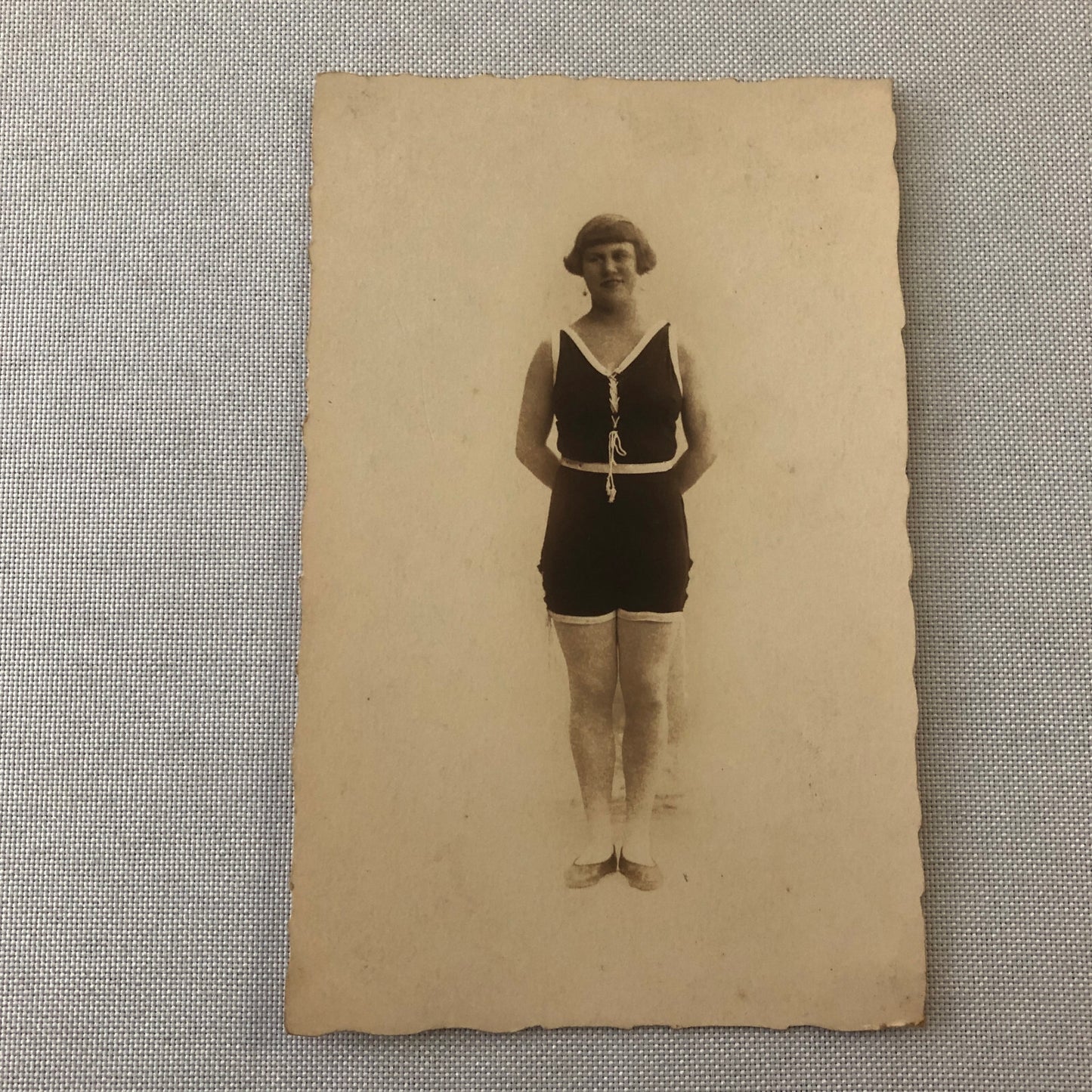 Circus Performer Dancer Acrobat ? Real Photo Postcard Post Card RPPC Vintage