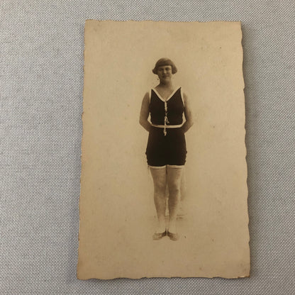 Circus Performer Dancer Acrobat ? Real Photo Postcard Post Card RPPC Vintage