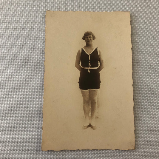 Circus Performer Dancer Acrobat ? Real Photo Postcard Post Card RPPC Vintage