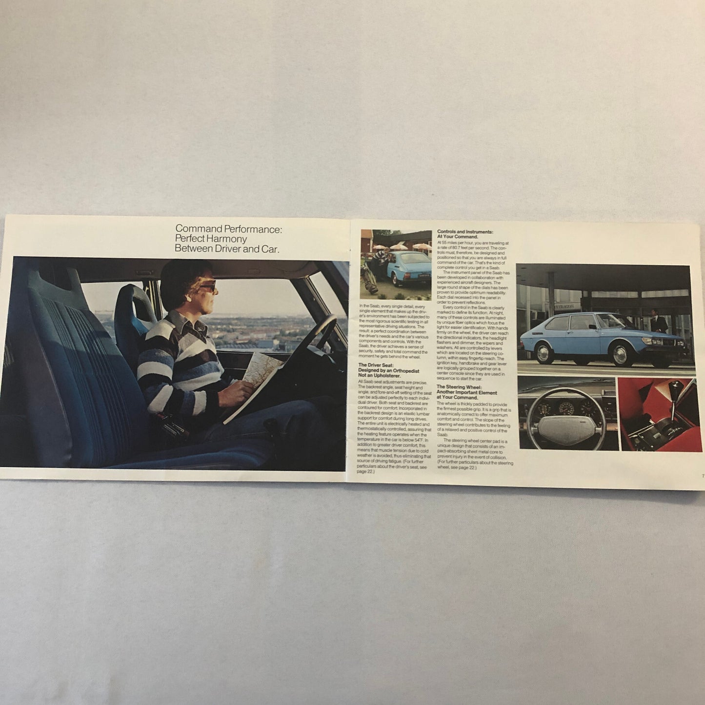 1978 Saab Sales Brochure Catalog Advertising 99 GL EMS GLE