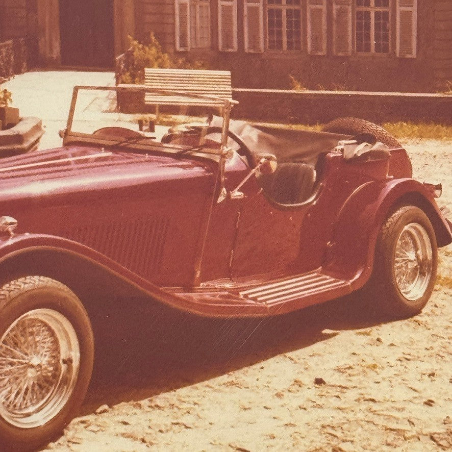 Vintage Kit Car Photo Jaguar SS100 Replica Replicar Volkswagen Based Photograph