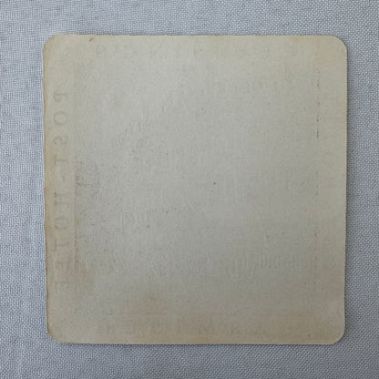 Vintage Hotel Travel Luggage Label Clausing's Post Hotel Garmisch Germany German