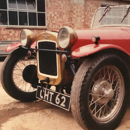 Vintage 1928 Austin Seven Car Photo Photograph Print Lot of 2
