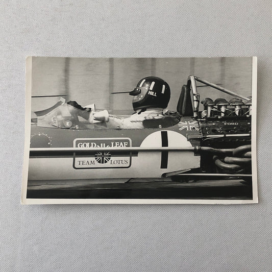 Graham Hill Lotus Car Grand Prix Racing Photo Photograph Print Gunther Molter