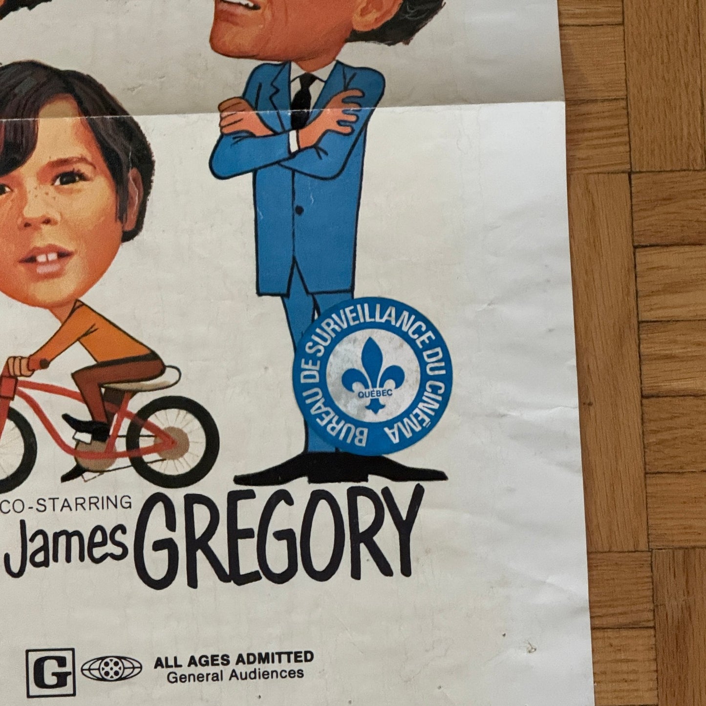 Vintage Disney Movie Poster $1,000,000 Duck Walt Disney Film Million Dollar Duck