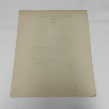 1954 Buick Letter Letterhead Vintage Document Signed Director Public Relations