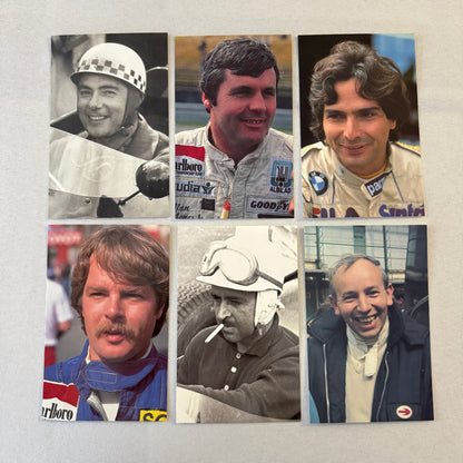 Racing Driver Legend Postcard Lot 28X Stirling Moss Jackie Stewart Jack Brabham