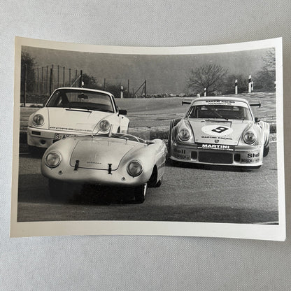 Vintage Porsche Racing Car Factory Photo Photograph Print