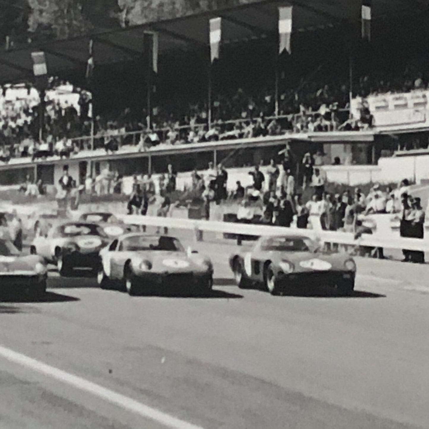 Vintage Racing Photo Photograph Print - Tag AL22 E7