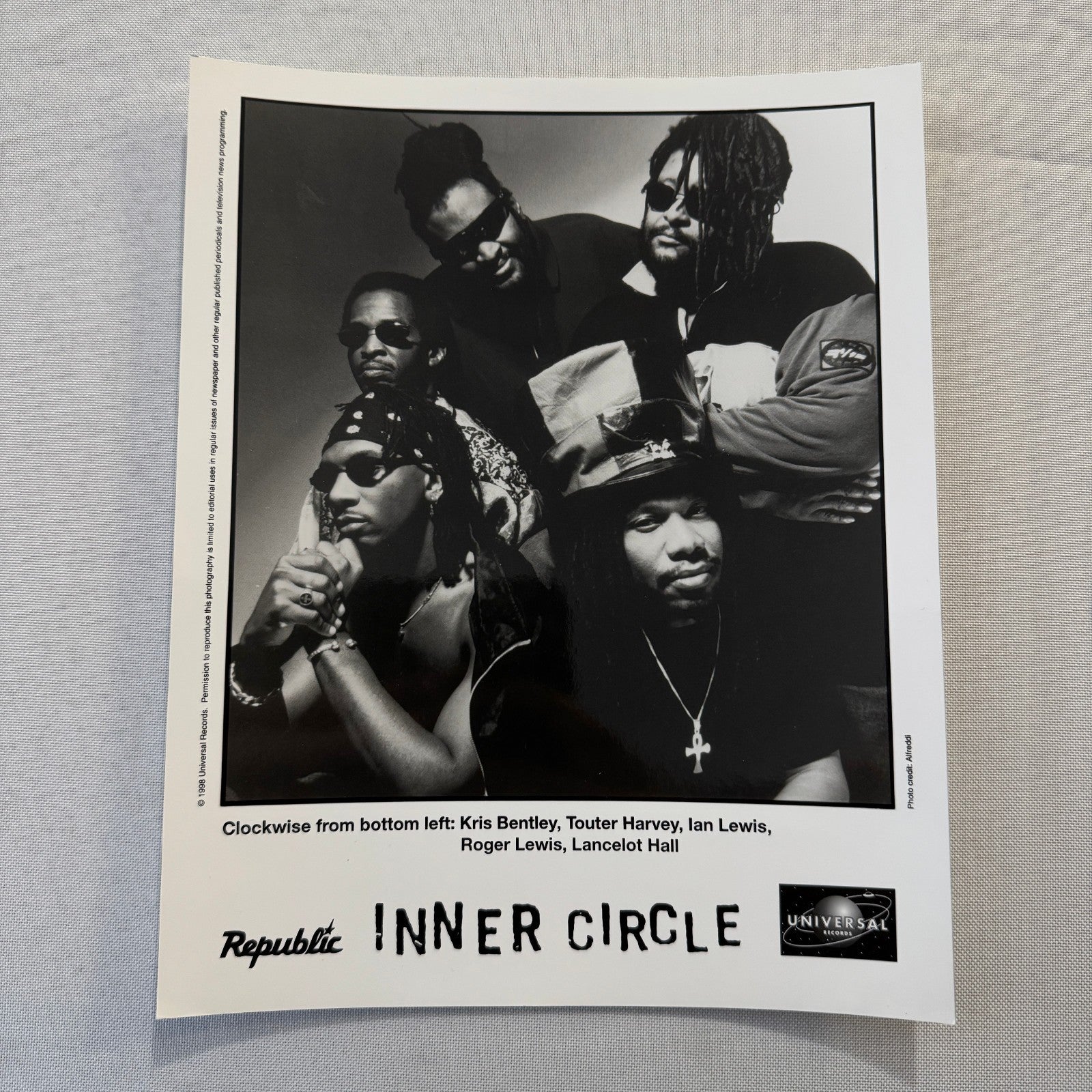 Inner Circle Music Publicity Press Photo Photograph Band 1998 Reggae