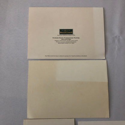 Vintage Car Automobile Art Greeting Card Lot of 8 Bentley + UK Christmas