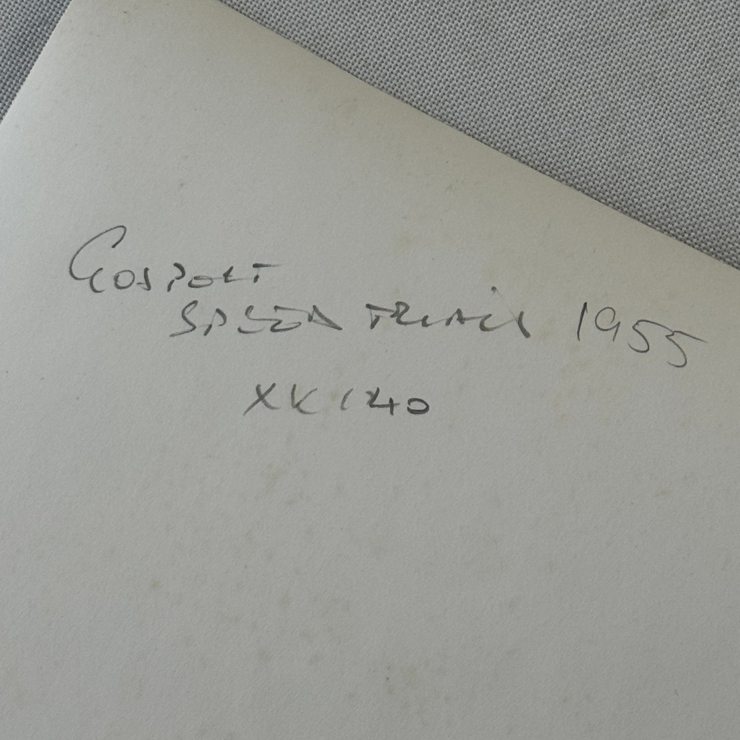 Jaguar XK140 Racing Photo Photograph Vintage Motorsport Jaguar XK 140 XK-140