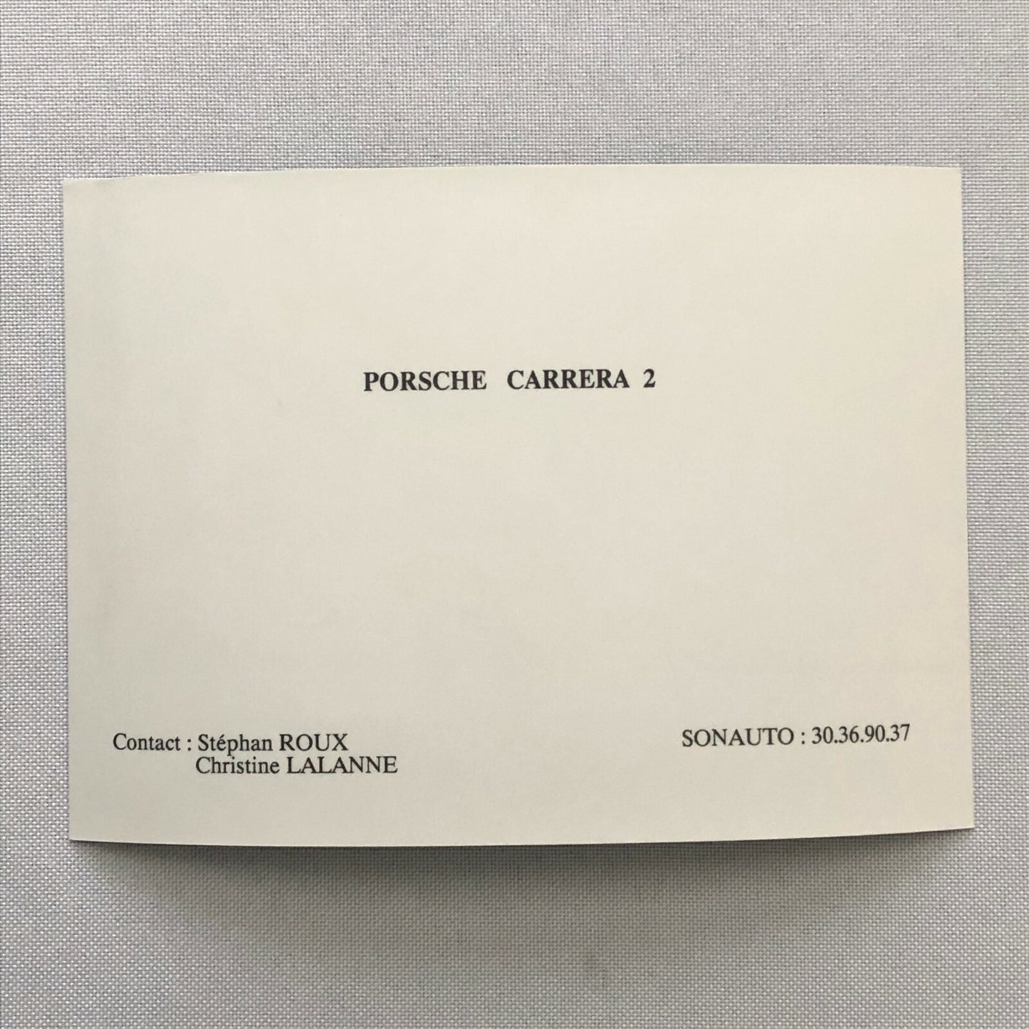 Porsche 911 Carrera 2 Factory Press Photo Photograph Print 