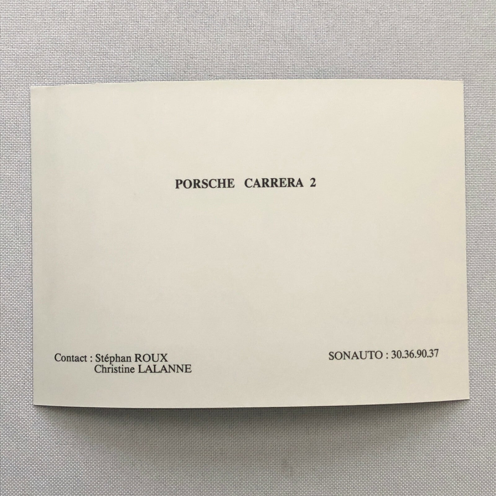 Porsche 911 Carrera 2 Factory Press Photo Photograph Print 