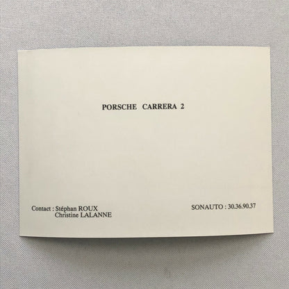 Porsche 911 Carrera 2 Factory Press Photo Photograph Print 