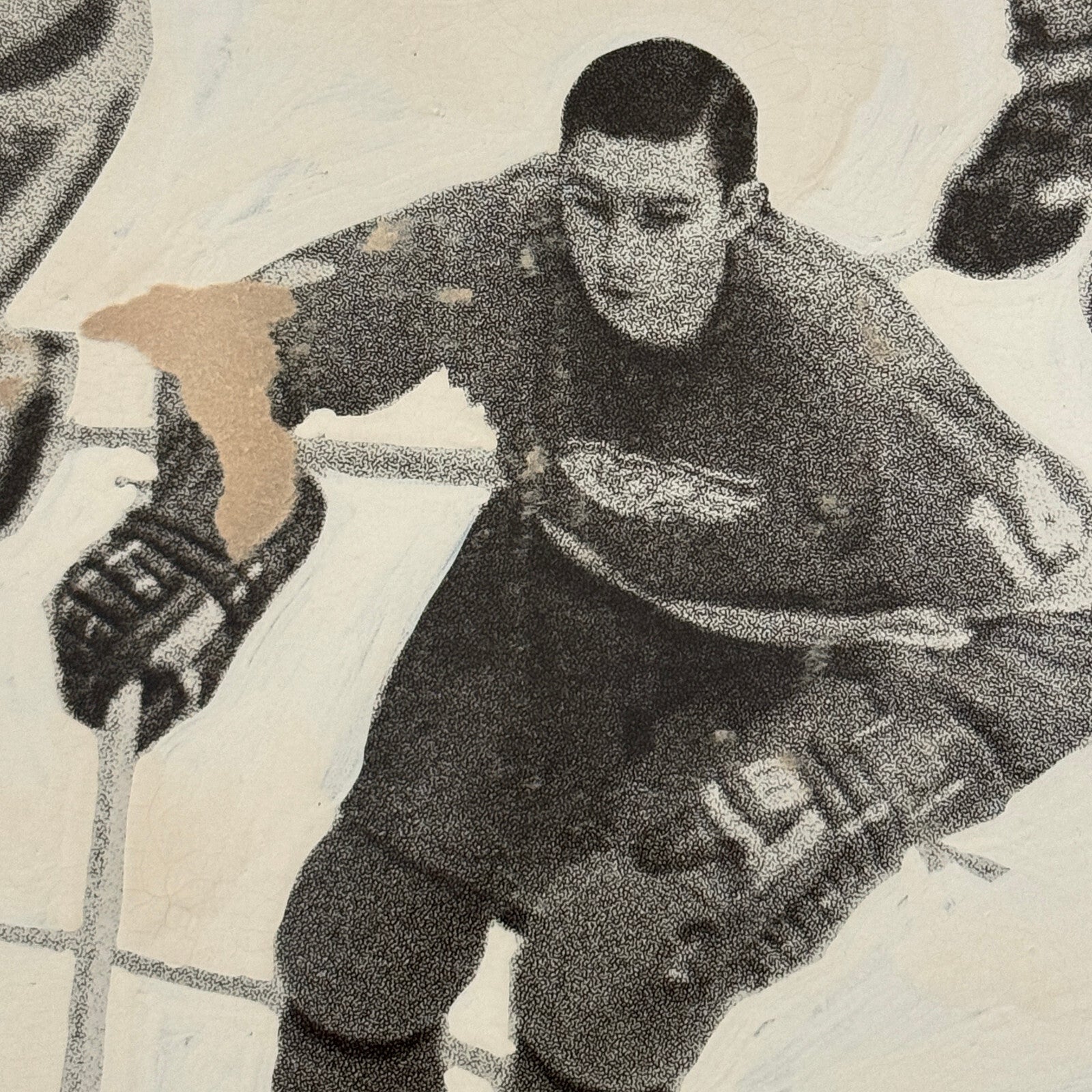 Nick Libett Detroit Red Wings Hockey Player Photo Photograph Vintage Mockup