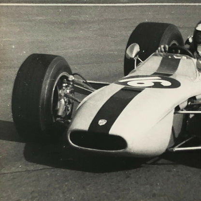 Vintage Racing Car Photo Photograph Print 1969 Max Busch Driver ?
