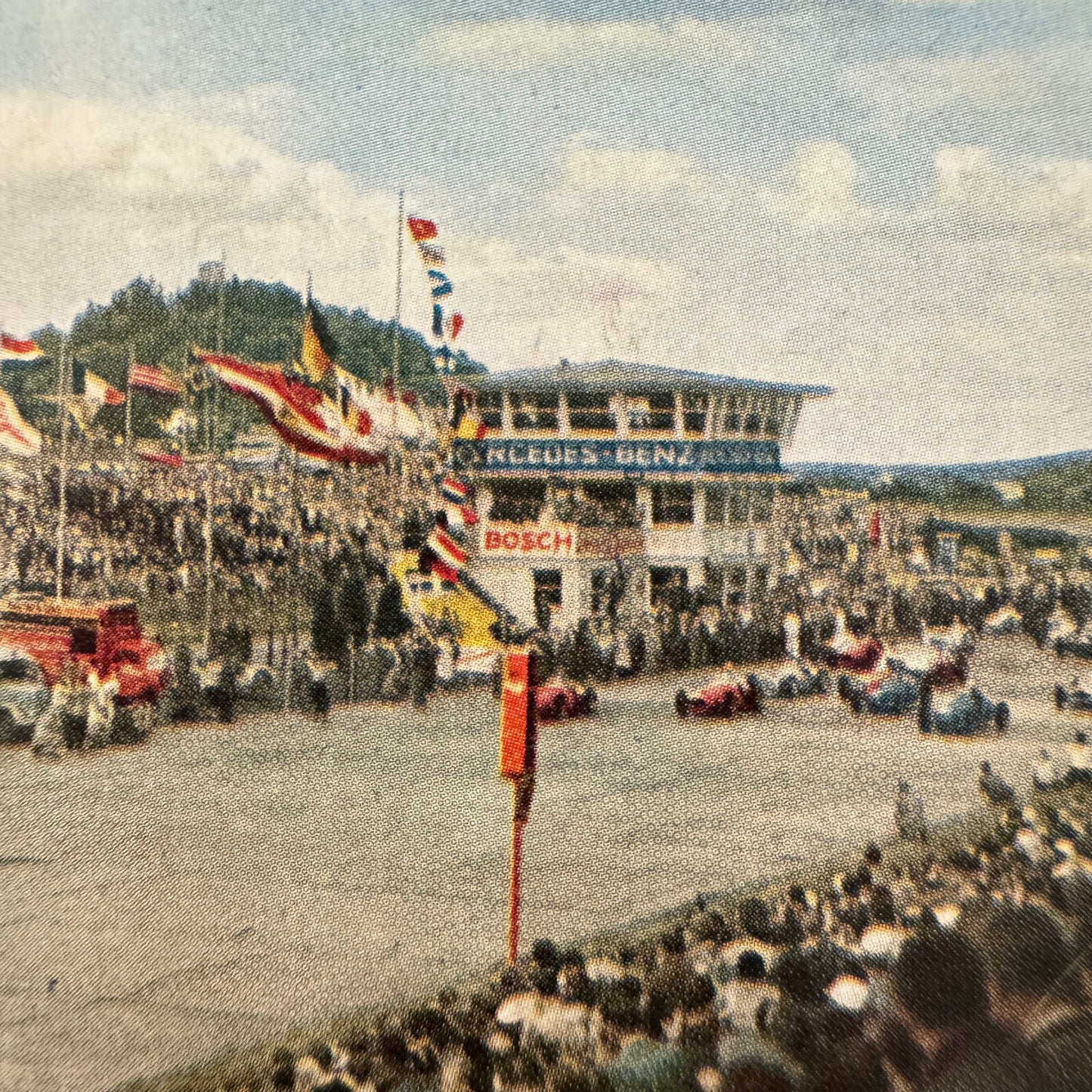 Vintage Nurburgring Race Track Racing Postcard Post Card German
