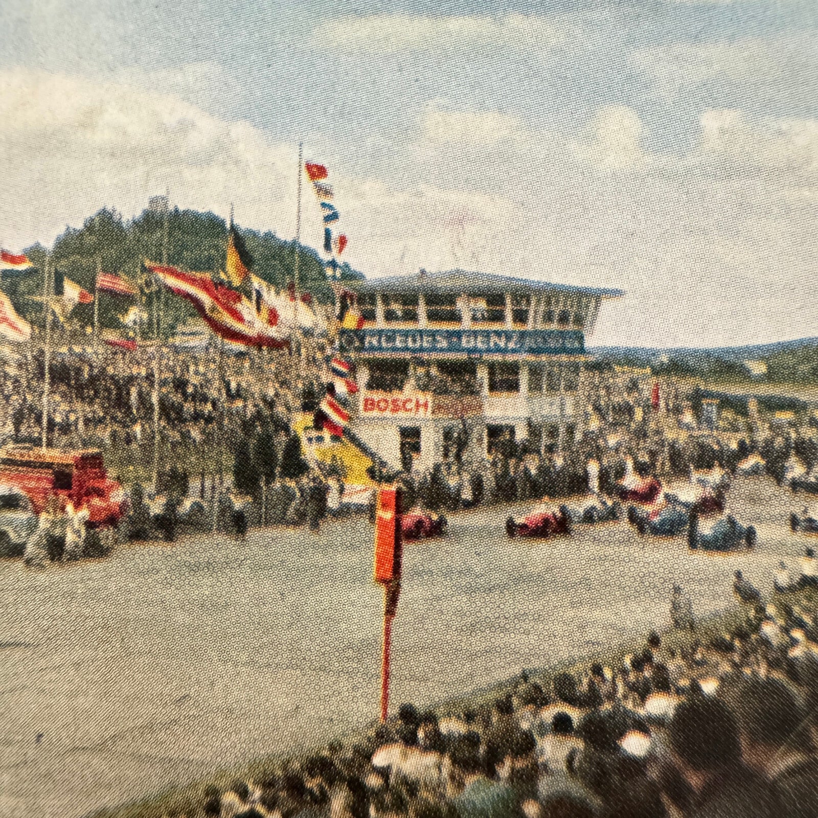 Vintage Nurburgring Race Track Racing Postcard Post Card German