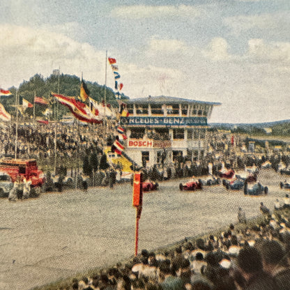 Vintage Nurburgring Race Track Racing Postcard Post Card German