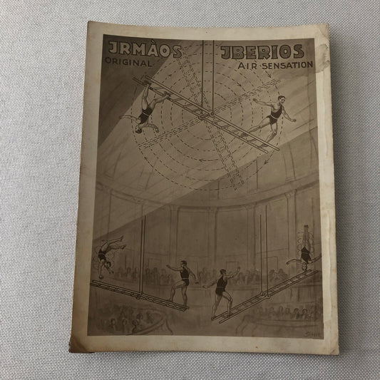 Circus Acrobatic Acrobat Act Postcard Post Card Vintage Jrmaos Jberios