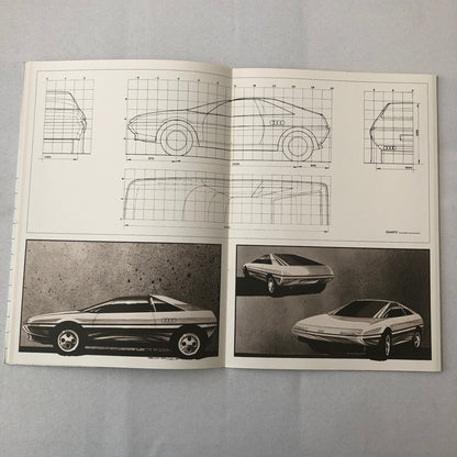 1981 Audi Quartz Pininfarina Concept Car Press Kit Brochure Photos Audi Coupe