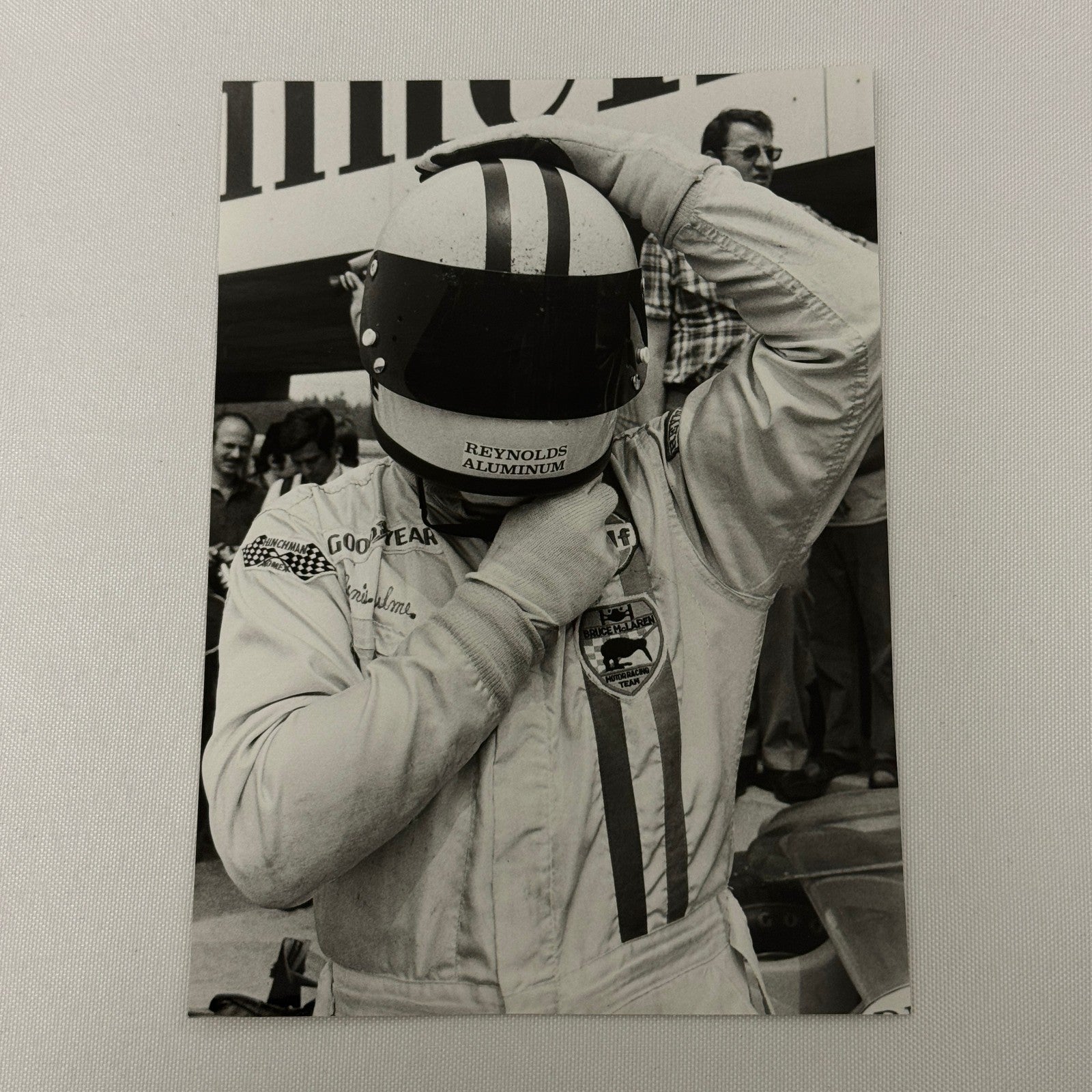 Vintage Racing Photo 1970 German Grand Prix Denny Hulme Motorsport Photograph