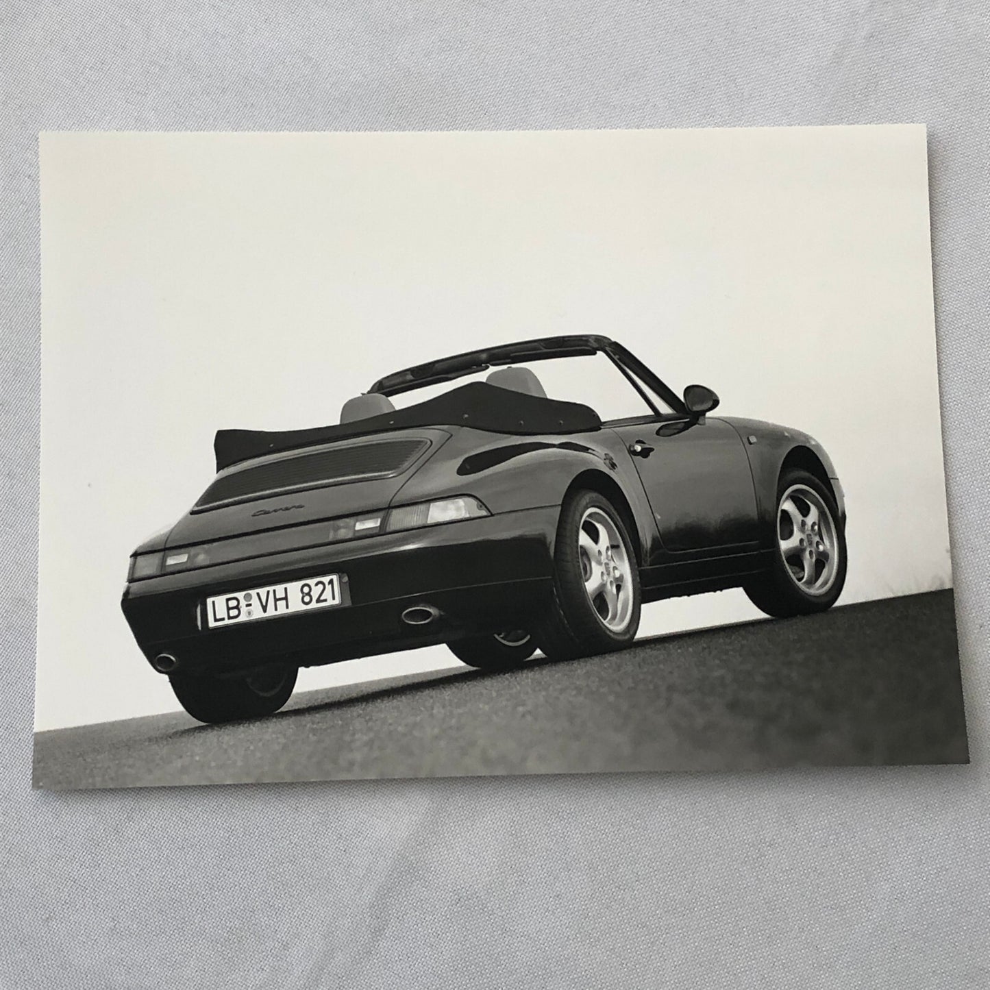 Porsche 911 Carrera Photo Cabriolet Convertible Automobile Photograph Lot of 4