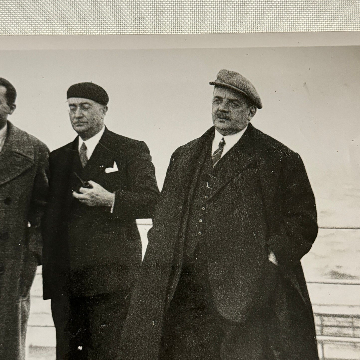 French Premier Edouard Herriot to Washington President Roosevelt Press Photo