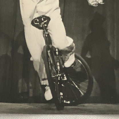 Circus Performer Bicycle Balancing Act 2 Heinkes Vintage Photo Photograph