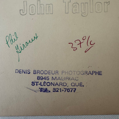 Vintage Golf Photograph Professional Golfer Phil Giroux 1980s
