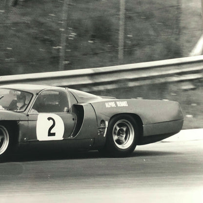 Vintage 1968 Renault Alpine 3000 V8 Racing Photo Photograph Mauro Bianchi Monza