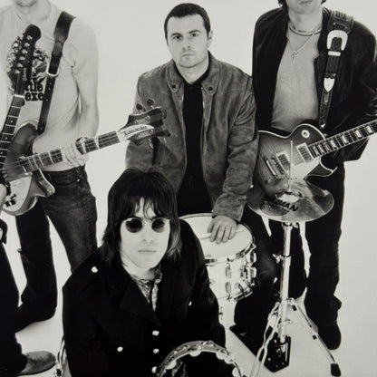Oasis Publicity Press Photo Photograph Liam Gallagher Noel Gallagher 2000