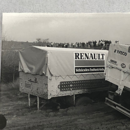 1980 Transafrica Rally Rallye Photo Photograph DPPI Iveco Renault Truck