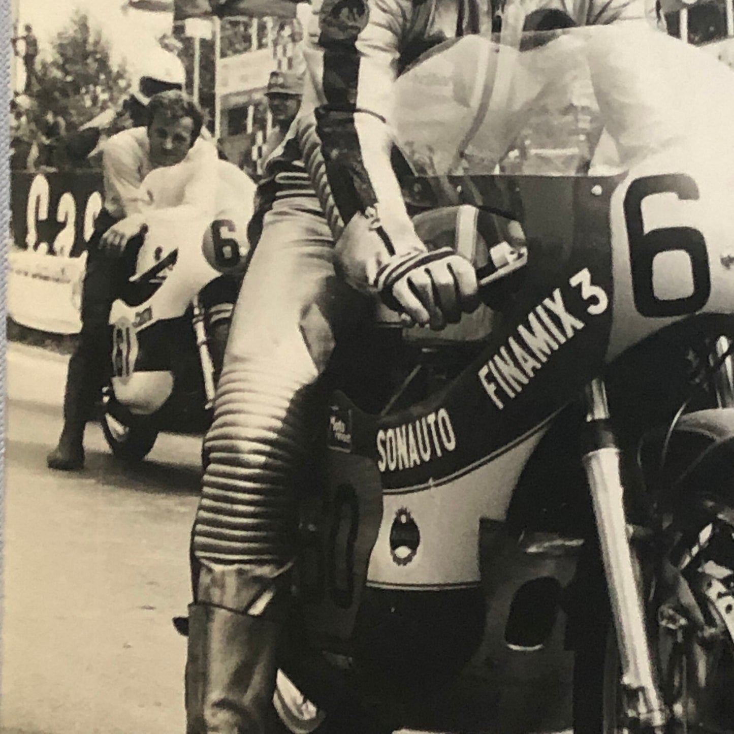 Vintage Motorcycle Racing Photo Photograph Germany