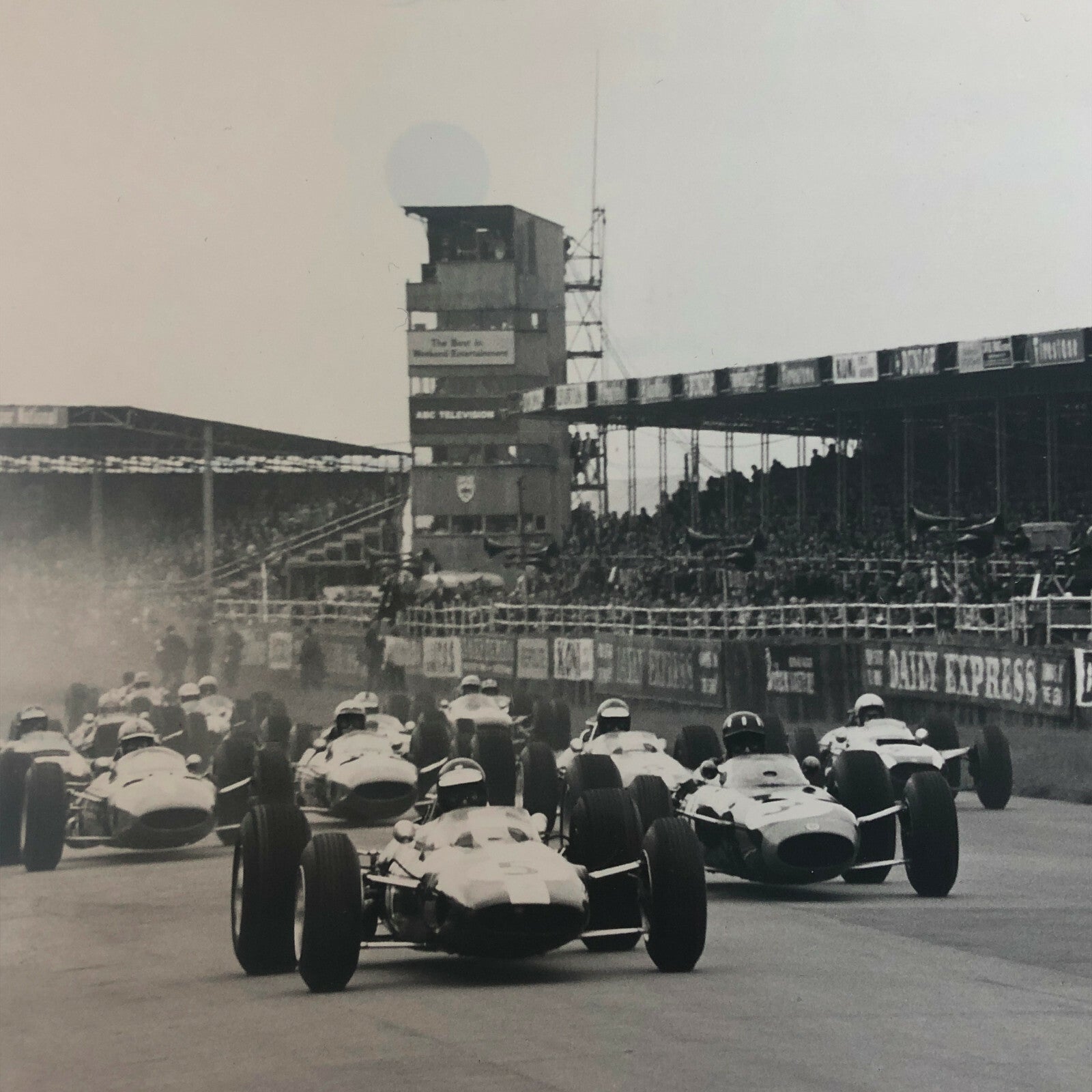 1965 British Grand Prix Silverstone Car Racing Photo Photograph Bernard Cahier