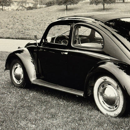 Vintage Volkswagen Beetle Coupe Car Photo Photograph Print