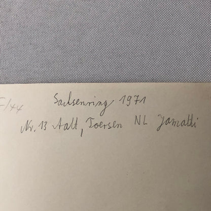 Vintage Motorcycle Racing Photo photograph Rider Aalt Toersen 1971