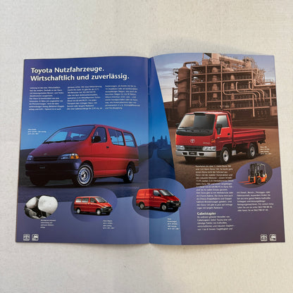 2000 Toyota Car Sales Brochure Catalog MR2 Celica Previa Landcruiser GERMAN TEXT