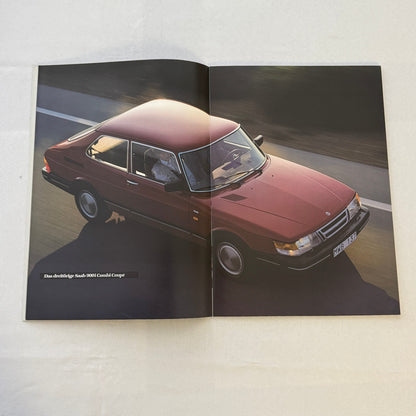 Vintage Saab 900i Car Sales Brochure Catalog Saab 900 i GERMAN Text 1986 1987