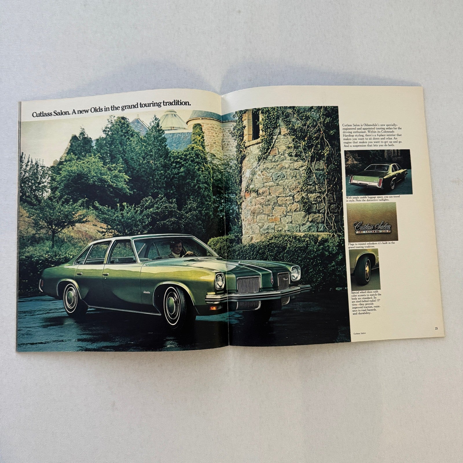 1973 Oldsmobile Sales Brochure Cutlass Supreme Omega Toronado Delta 88 Vintage
