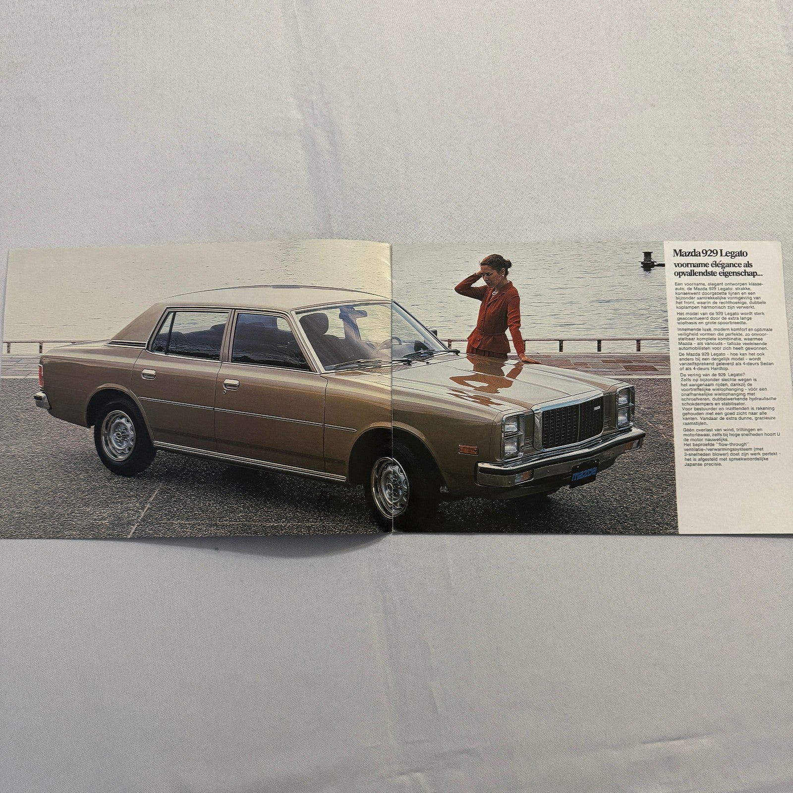Vintage Mazda 929 L Legato Car Sales Brochure Mazda 929L DUTCH Text