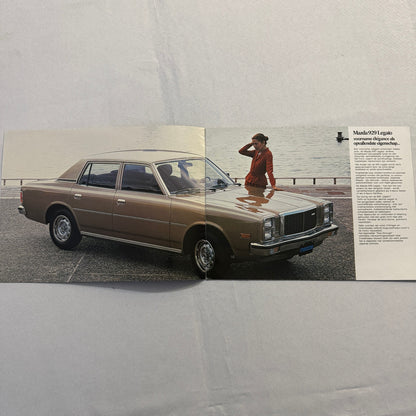 Vintage Mazda 929 L Legato Car Sales Brochure Mazda 929L DUTCH Text