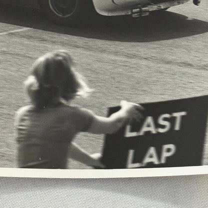 Porsche 924 Racing Car Photo Photograph Vintage 1979