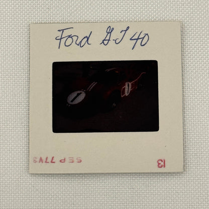35MM Vintage Photo Slide Ford GT40 Racing Car Ford GT 40 Race 1977