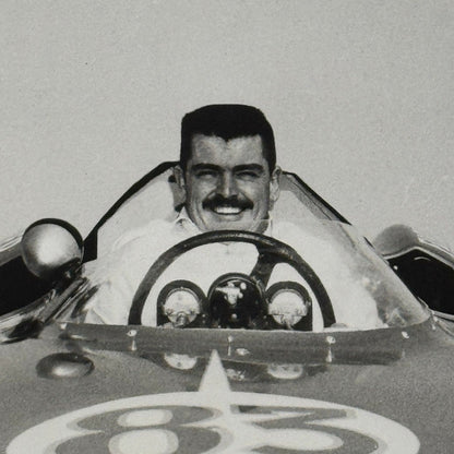 Vintage Indy Racing Photo Dave McDonald Mickey Thompson Ford Car Indianapolis