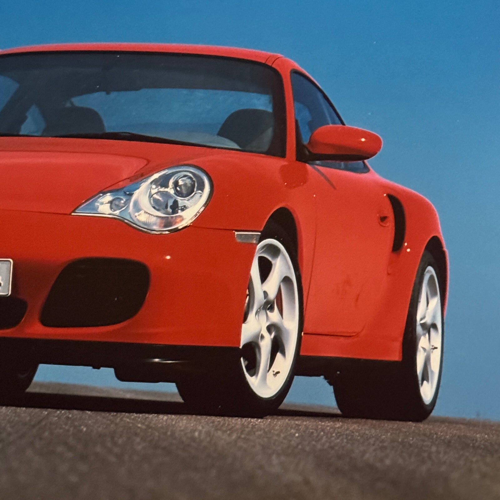 2000 Porsche 911 Turbo Factory Press Photo Photograph Werkfoto