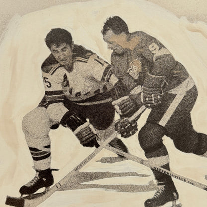Gordie Howe Detroit Red Wings Hockey Player Photo Photograph Vintage